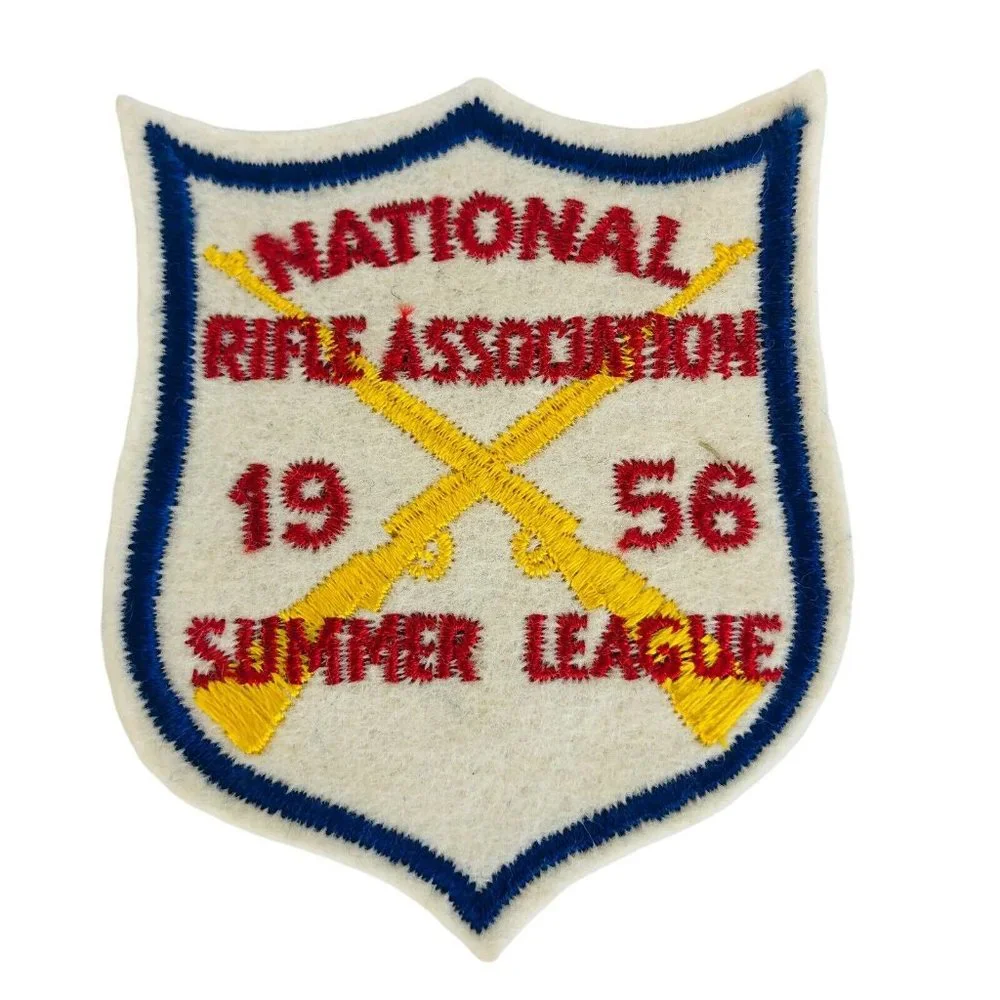 3 NRA Patches 1956 Unused Summer League Gallery National Rifle Association VTG‎